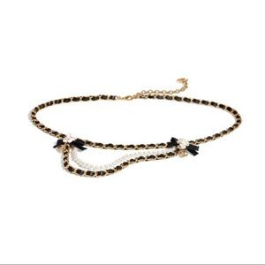 📌 SOLD📌 CHANEL Pearls Camellia Flower Leather Gold Metal Belt